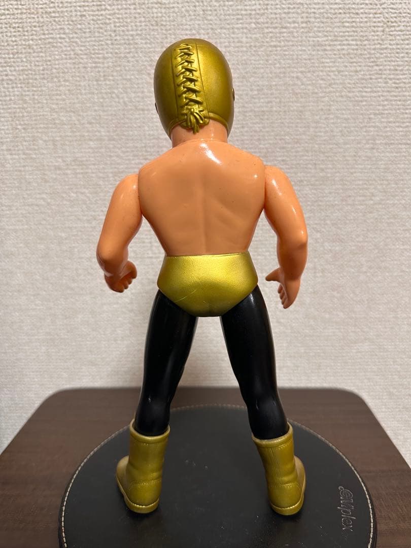 ミル・マスカラス　ソフビ　フィギュア　マルサン　限定ゴールド　現状品