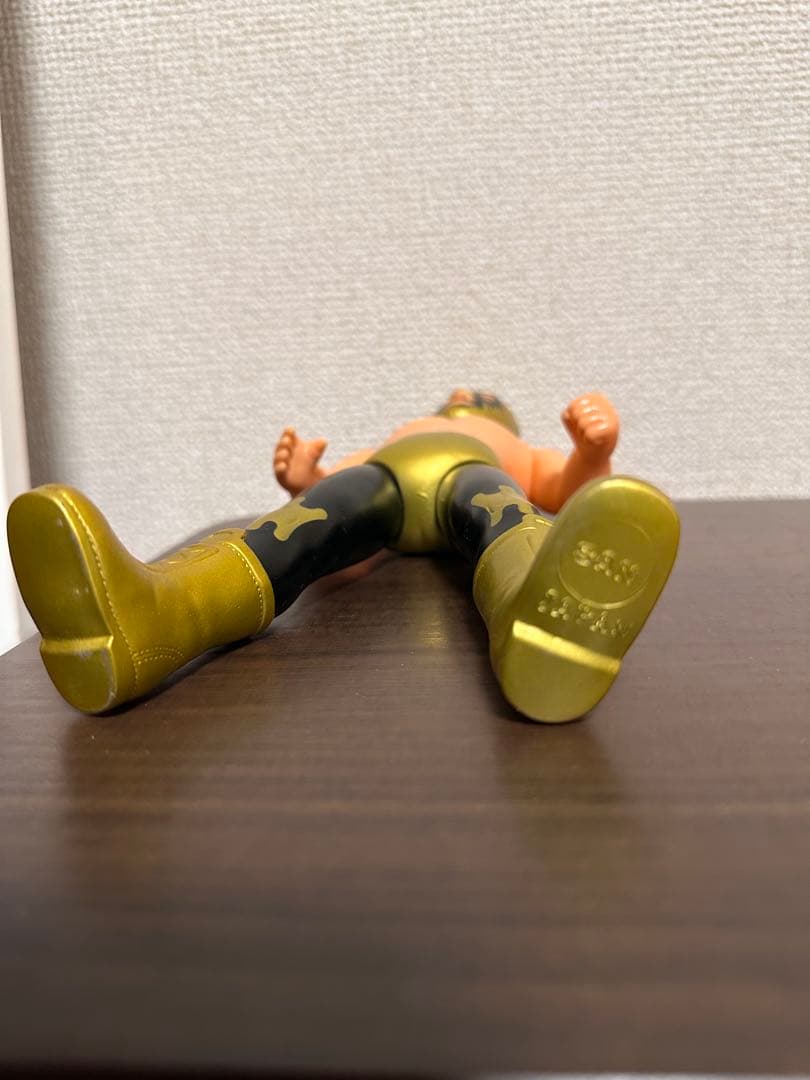 ミル・マスカラス　ソフビ　フィギュア　マルサン　限定ゴールド　現状品