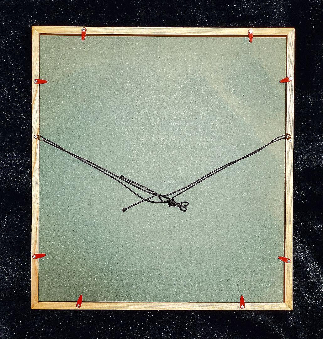 【円山応挙の円山四条派 筆法八代】水嶋征夫 画業四十周年『喜心前進』☆直筆色紙☆