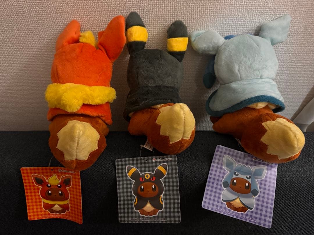 ポケモン イーブイ マスコット ポンチョシリーズ ３体セット ポンチョイーブイ