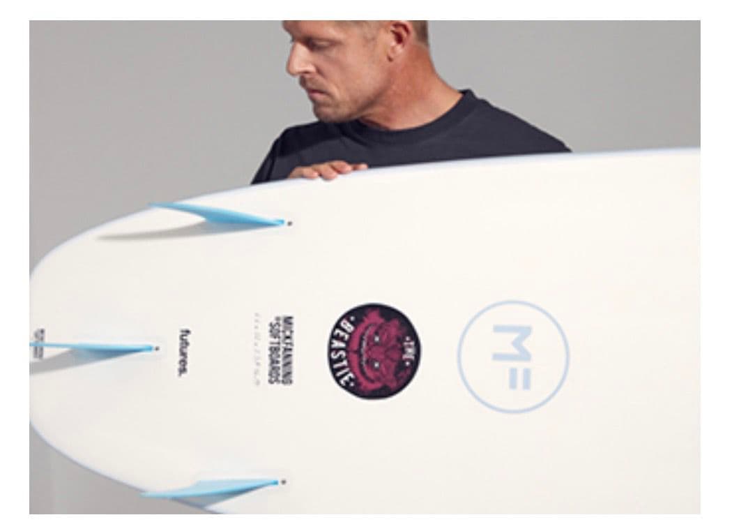 MF ソフトボード　BEASTIE 2.0 fcs2 サーフボード　ファンボード