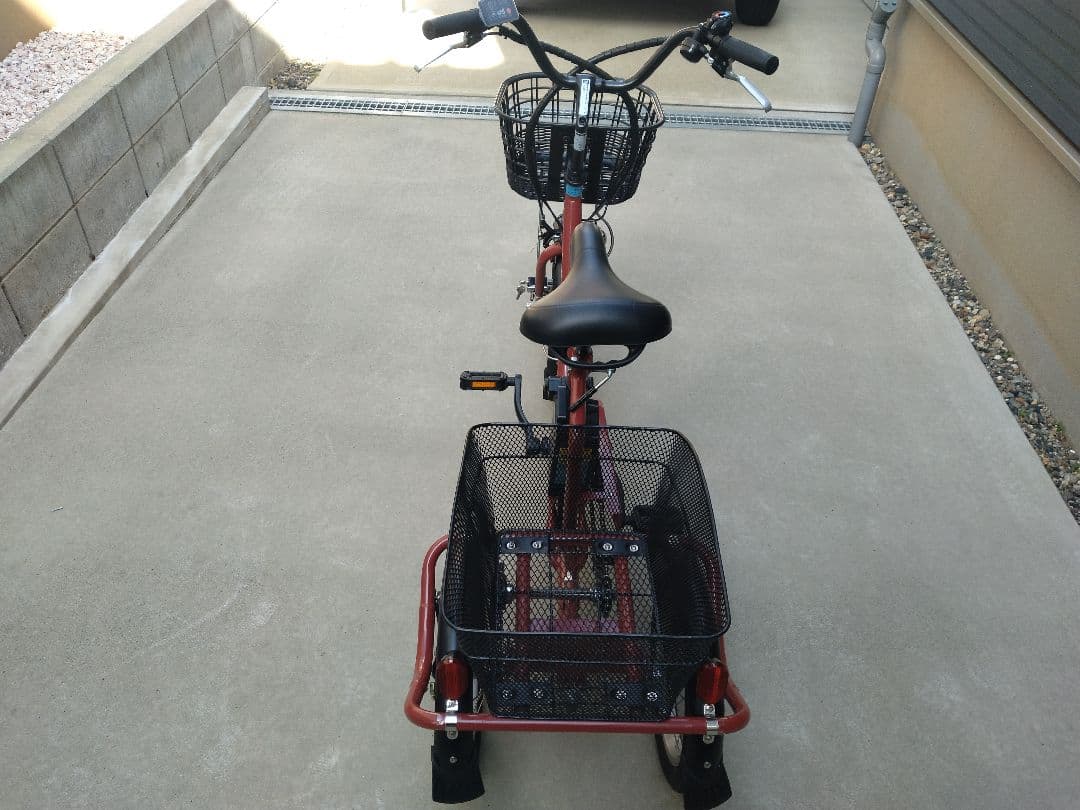 美品 e-parton ロータイプ電動アシスト三輪車 電動自転車 BEPN-18