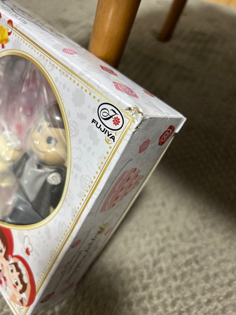 未使用新品 ペコちゃん ウェディングペコポコ&ドッグ人形