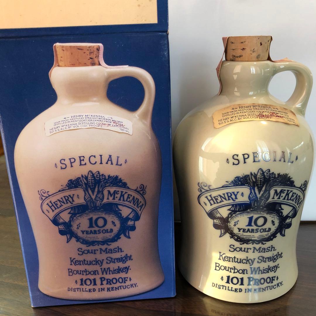 未開封 Henry McKenna 10年 シングルバレル 陶器　101プルーフ
