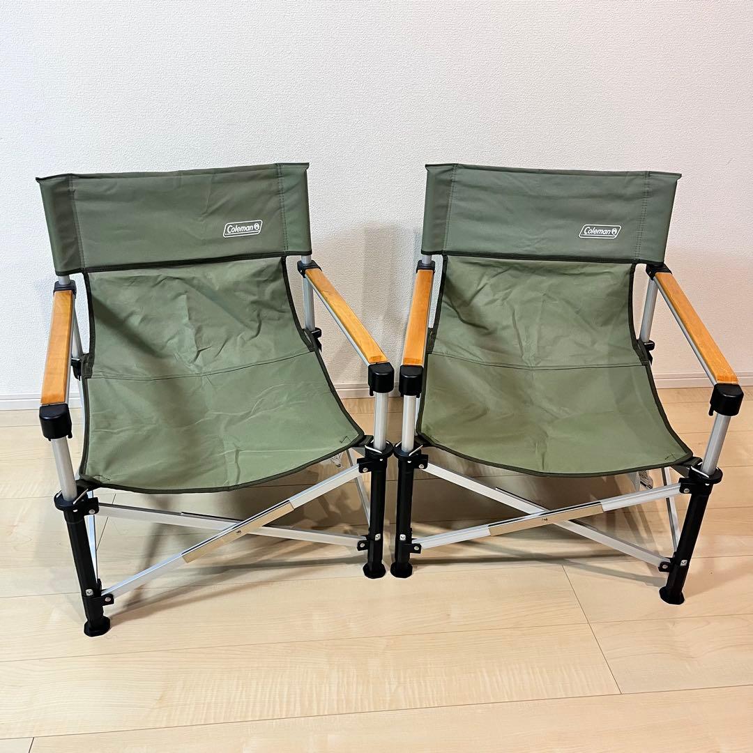 コールマン 2way キャプテンチェア アウトドアチェア 2脚セット