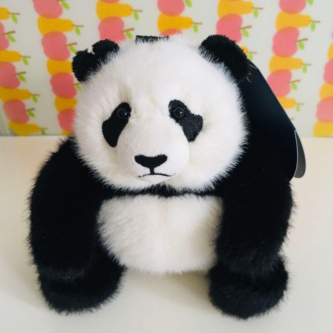中国パンダ、チーザイ&アーバオ＊大きなマスコット2つセット