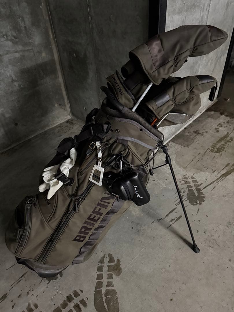 BRIEFING CR-4 キャディバッグセット オリーブ色