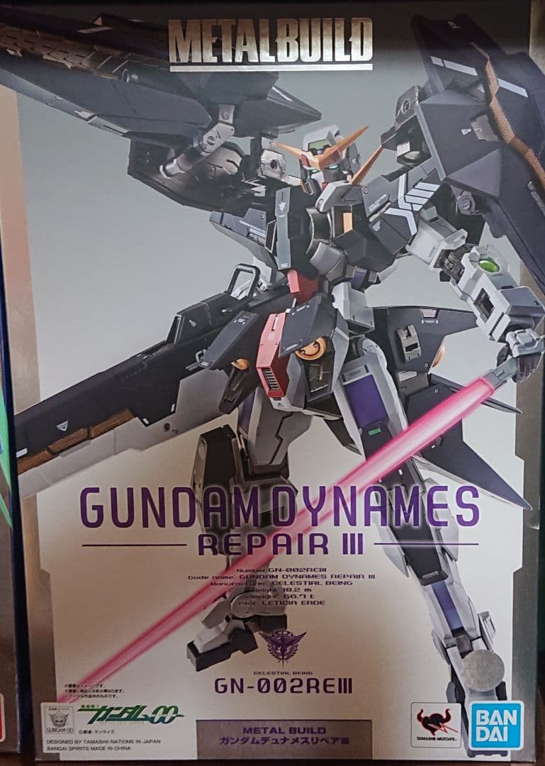 メタルビルド　ダブルオークアンタ＆ガンダムデュナメスリペアⅢ