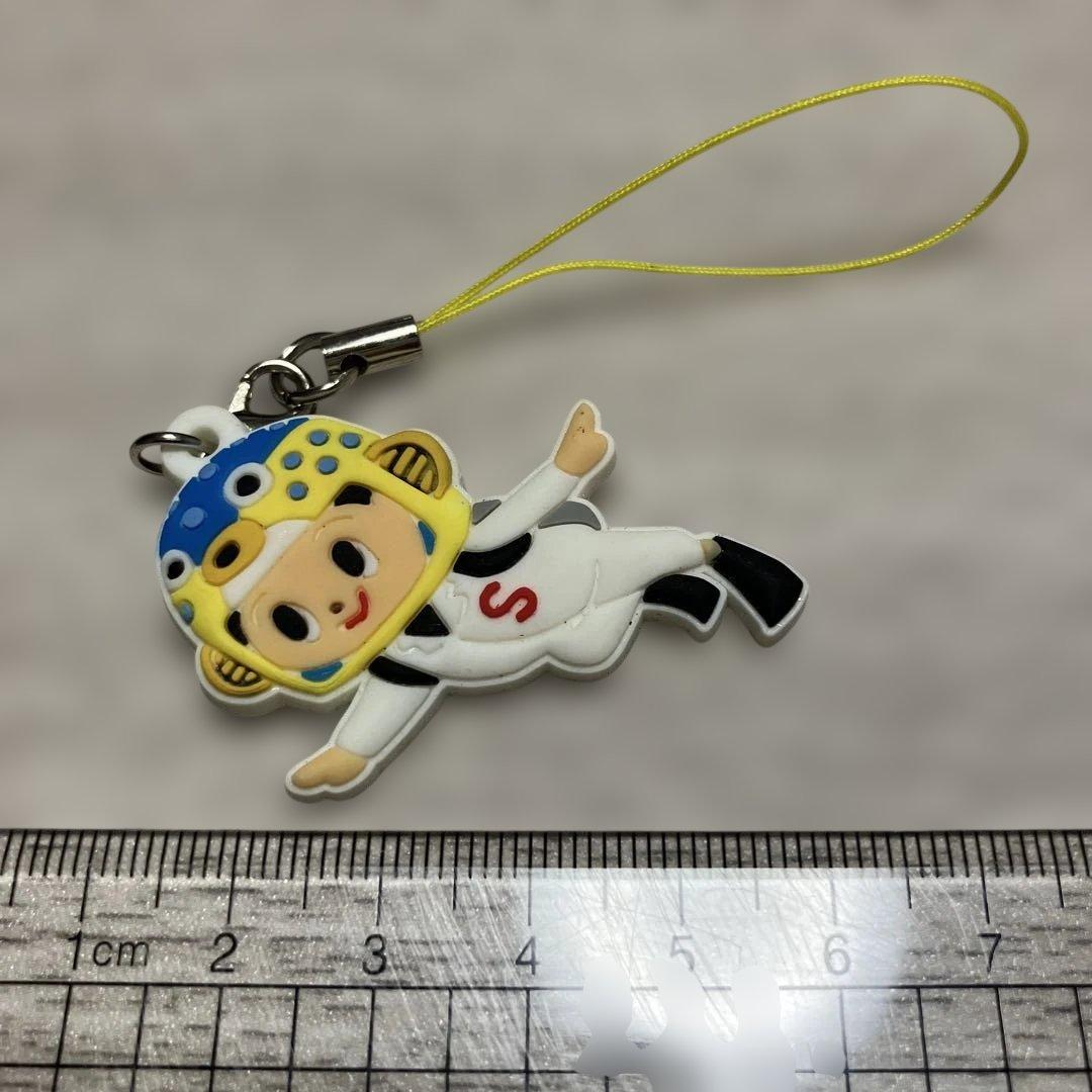 さかなクン　ラバーキーホルダー　ストラップ　ハコフグ　バンダナ　ふぐ　河豚