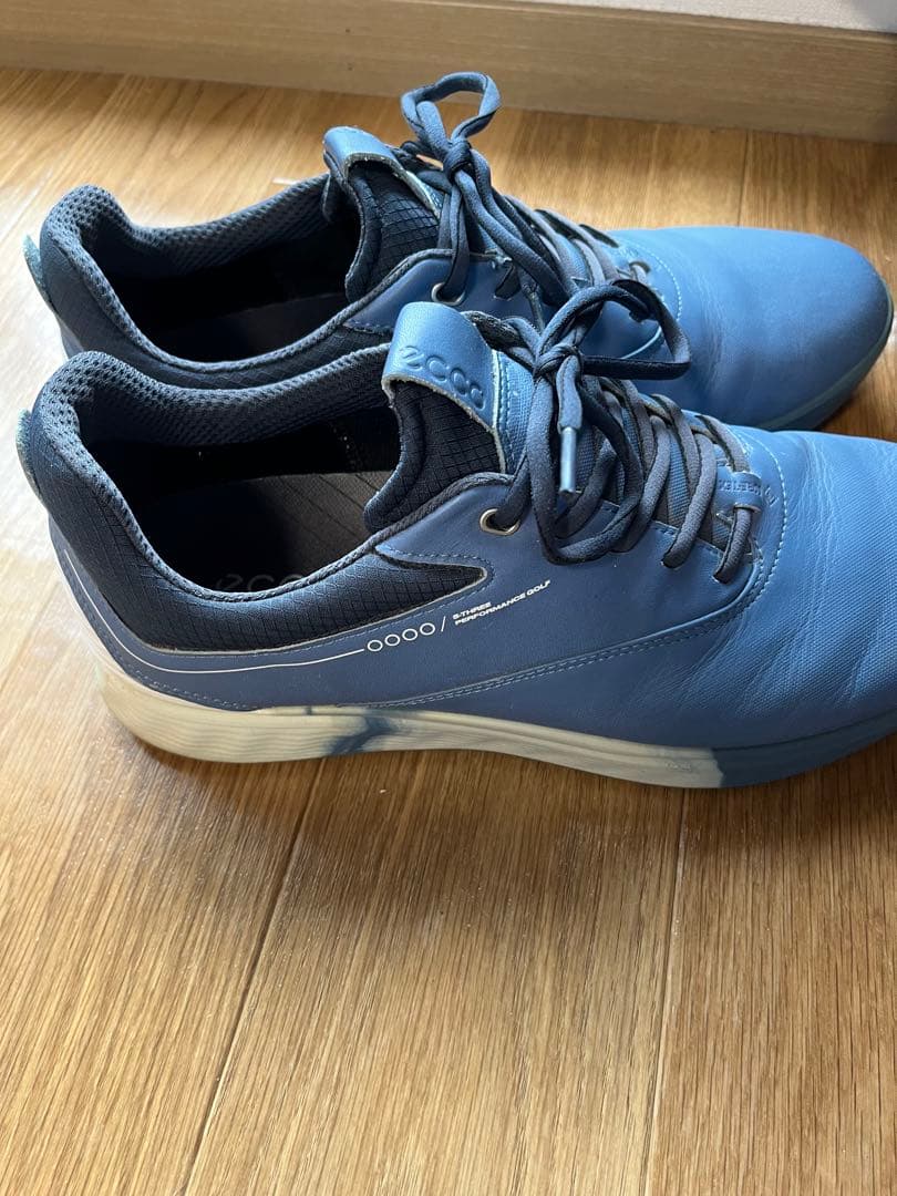 ECCO ゴルフシューズ ブルー