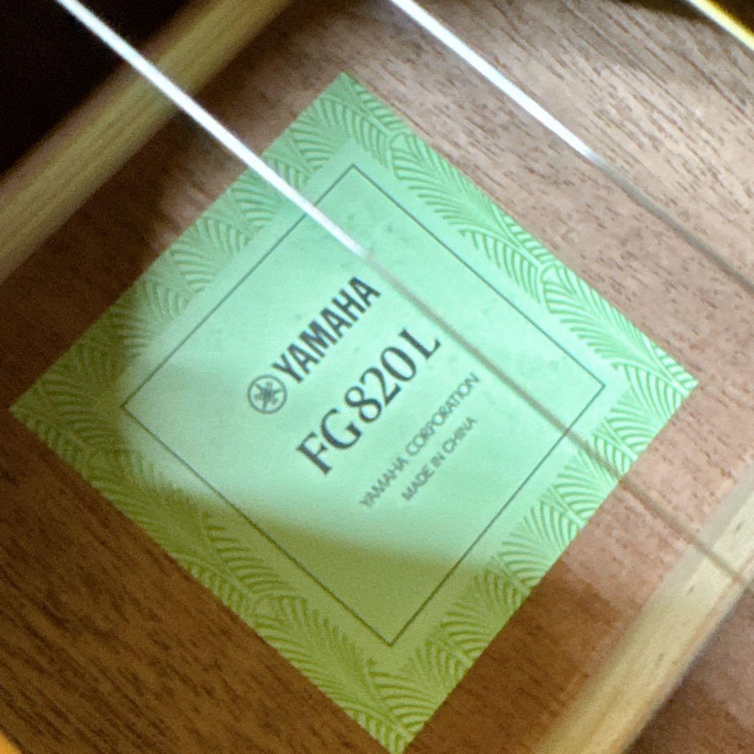 YAMAHA FG820L レフトハンドモデル レフティ 左 スプルース単板