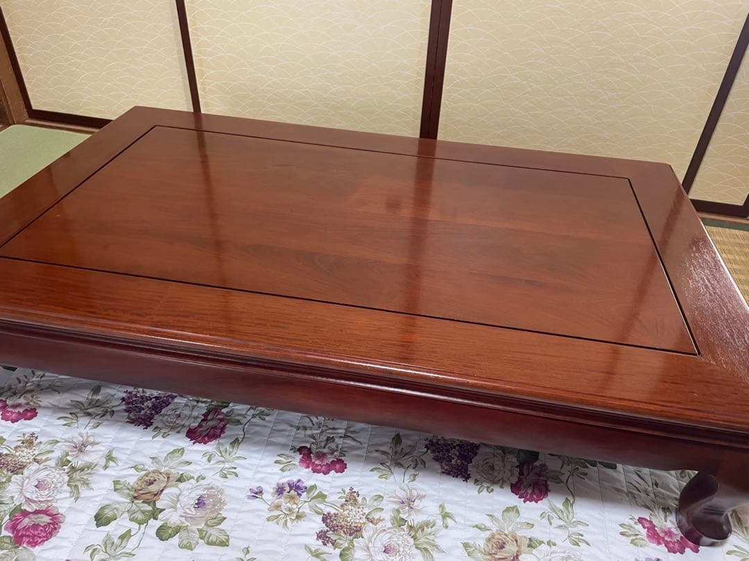 アンティーク 天然木 欅 けやき テーブル ちゃぶ台 座卓