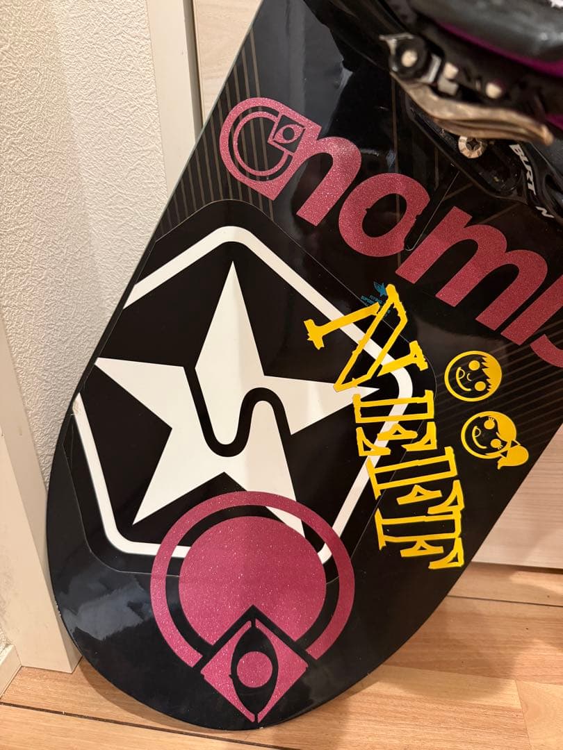 【レア】【美品】BURTON レイトモデル Flying V ビンディングセット