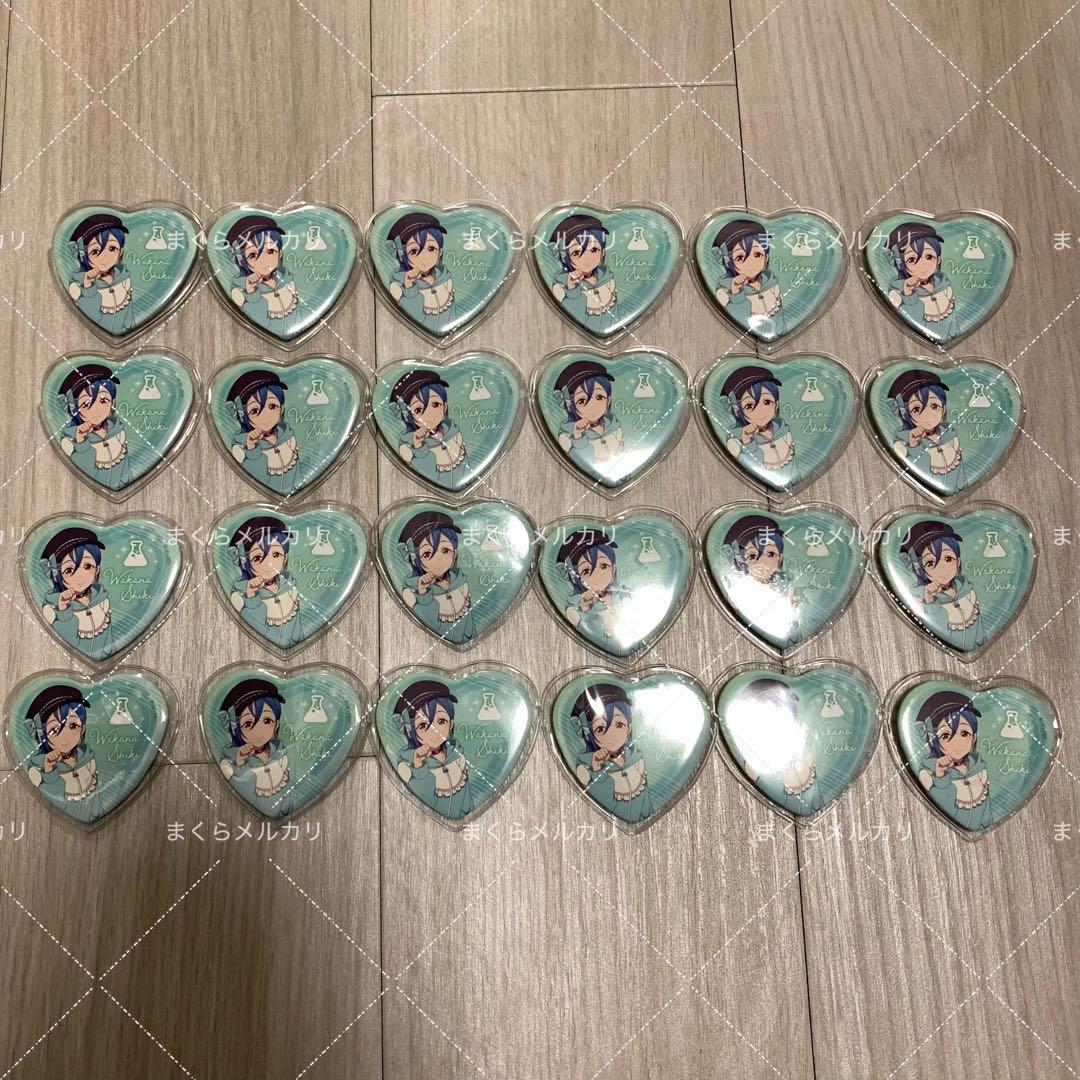 若菜四季 ハート缶バッチ ゆめかわガーリー