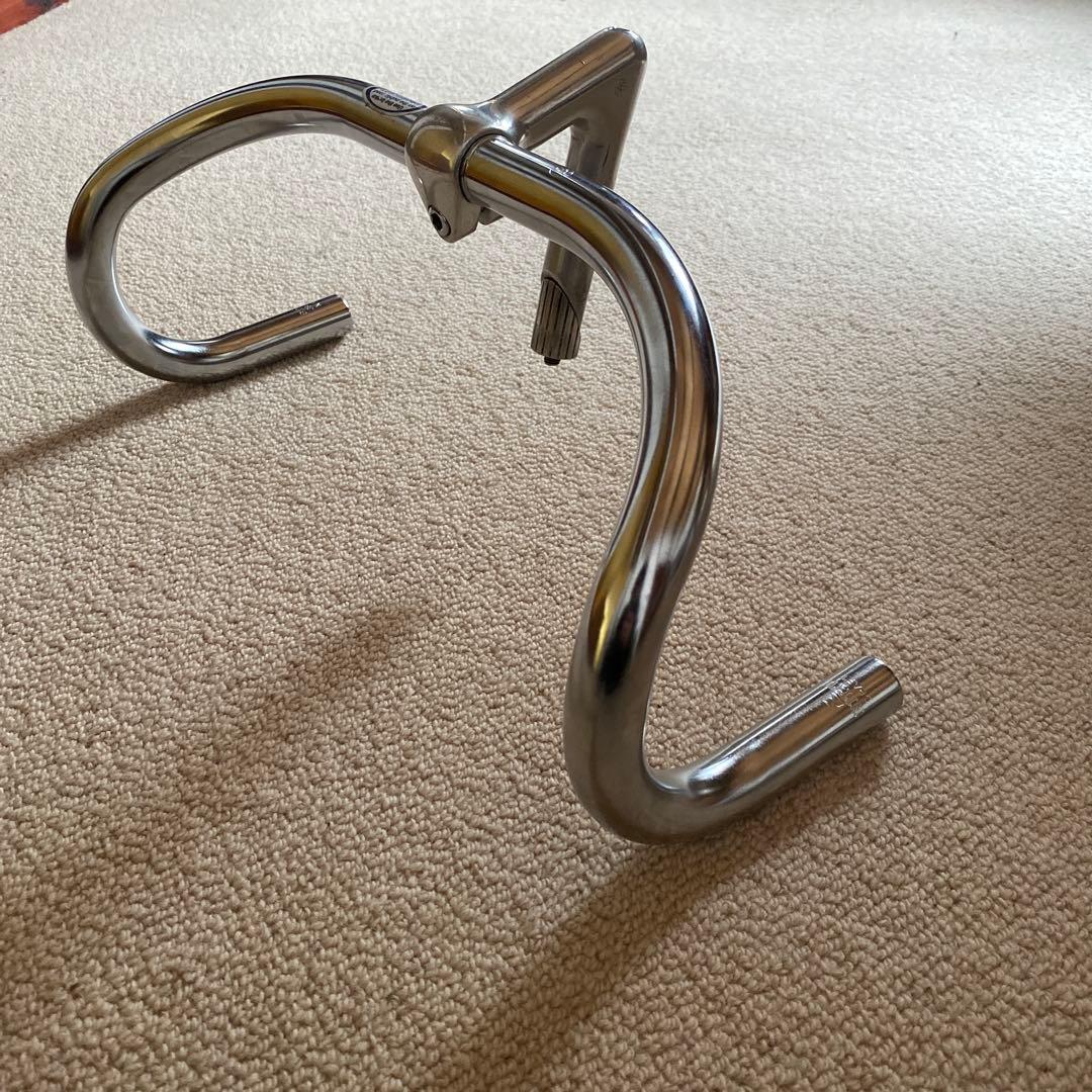 Nitto Perl スレッドステムとb125ドロップハンドル　njs ピスト