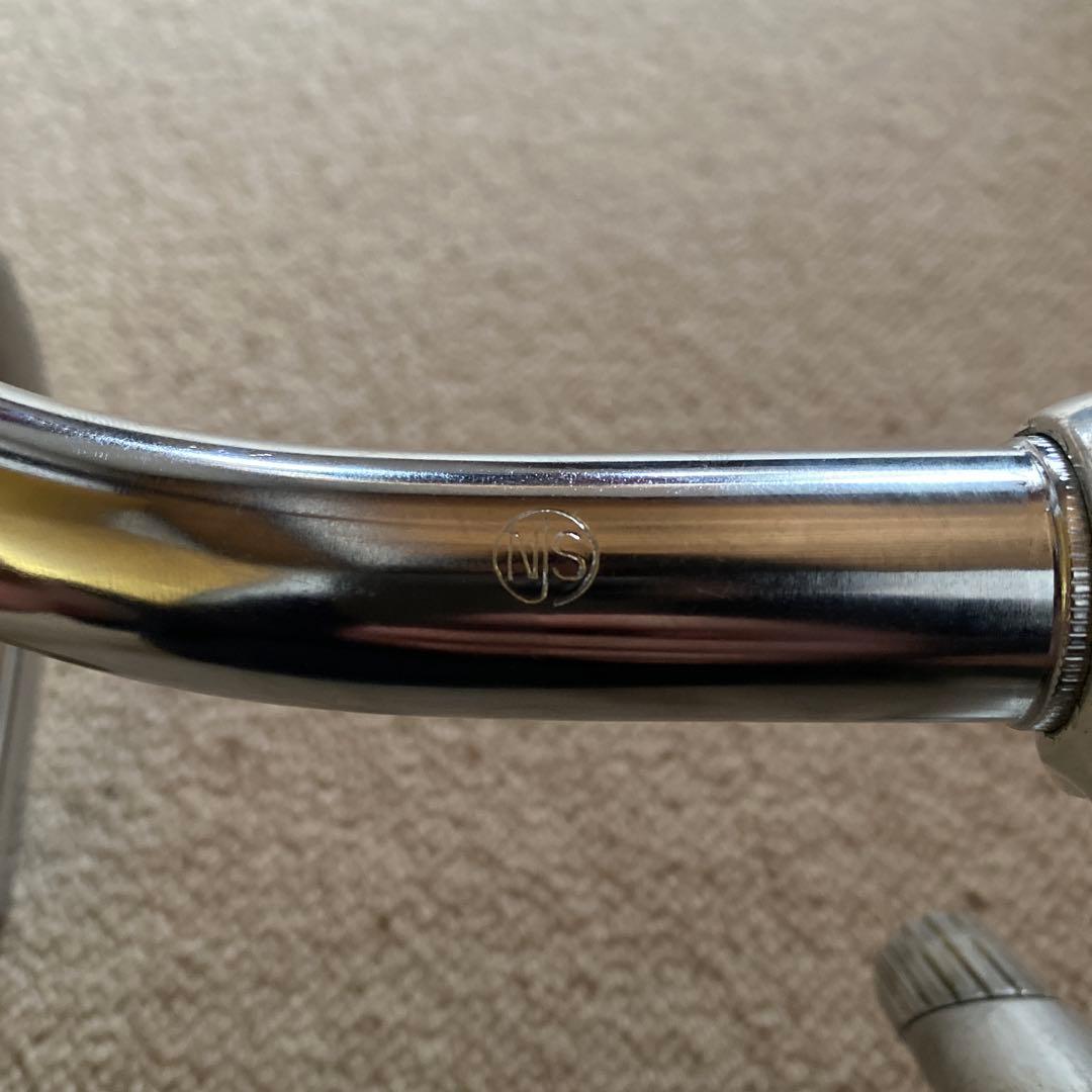 Nitto Perl スレッドステムとb125ドロップハンドル　njs ピスト