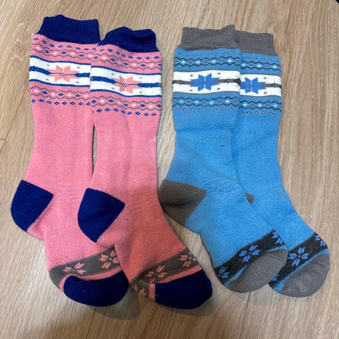 RÉSÉEDA スキーウェアセット140 ピンク　くつ下、ゴーグル、手袋セット