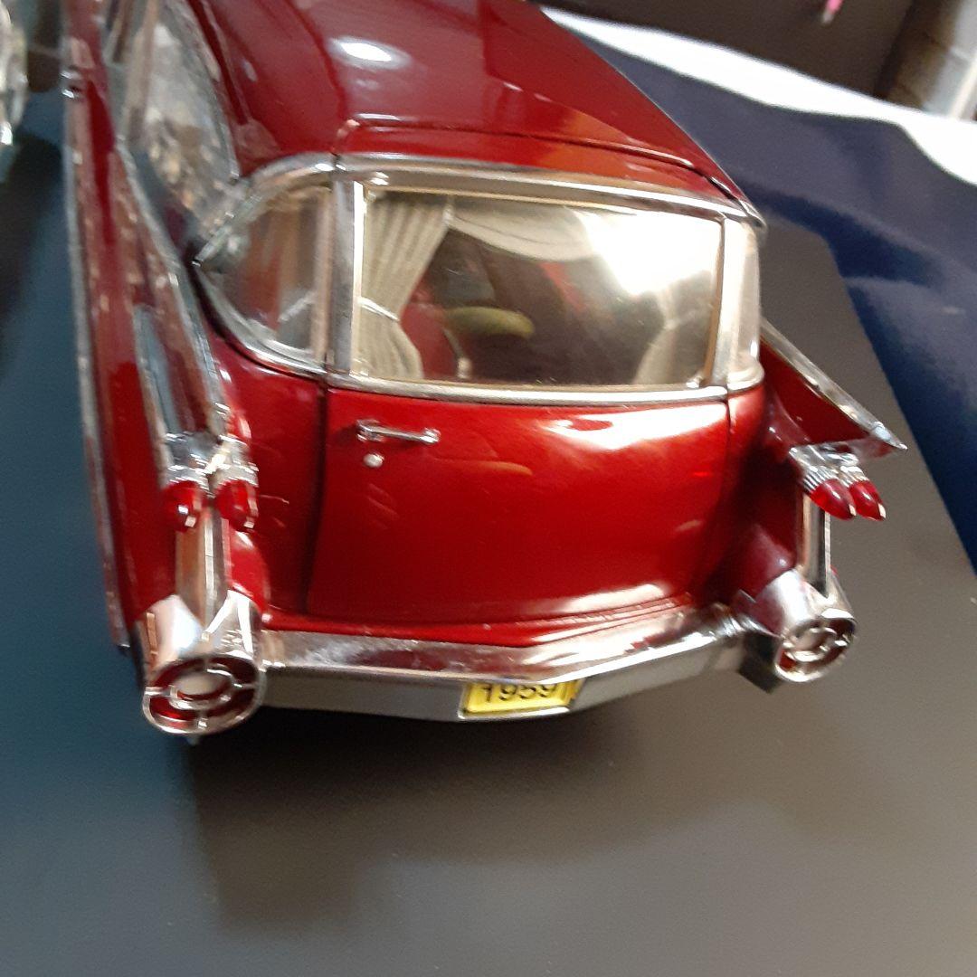1959年型キャデラック霊柩車ミニカー 棺桶付き廃盤希少1/12sizu