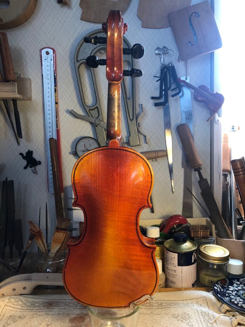 【駒&魂柱調整済】Suzuki分数バイオリンNo280 1/16 1989