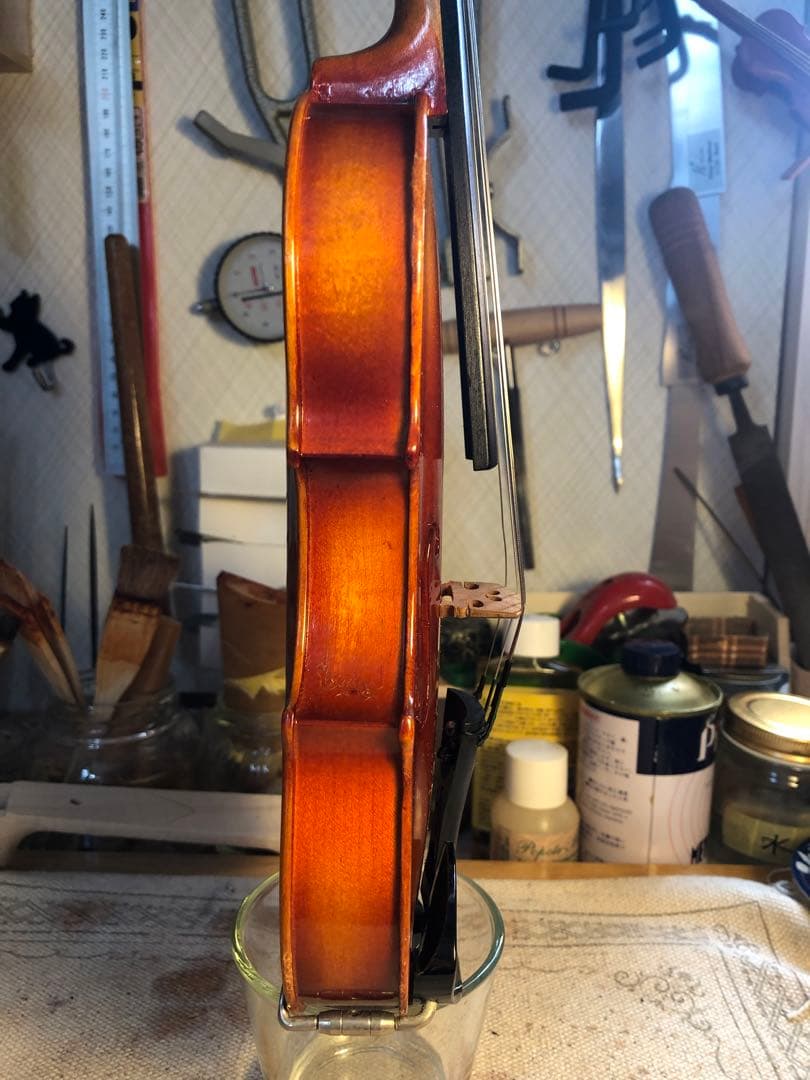 【駒&魂柱調整済】Suzuki分数バイオリンNo280 1/16 1989