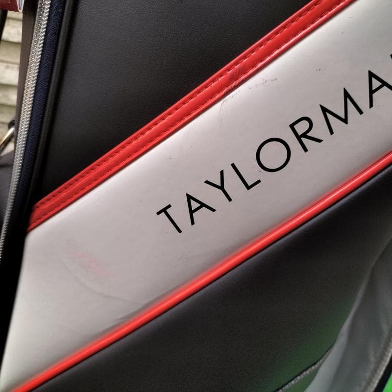 中古品 テーラーメイド メタルT キャディバッグ TD297 NAVY