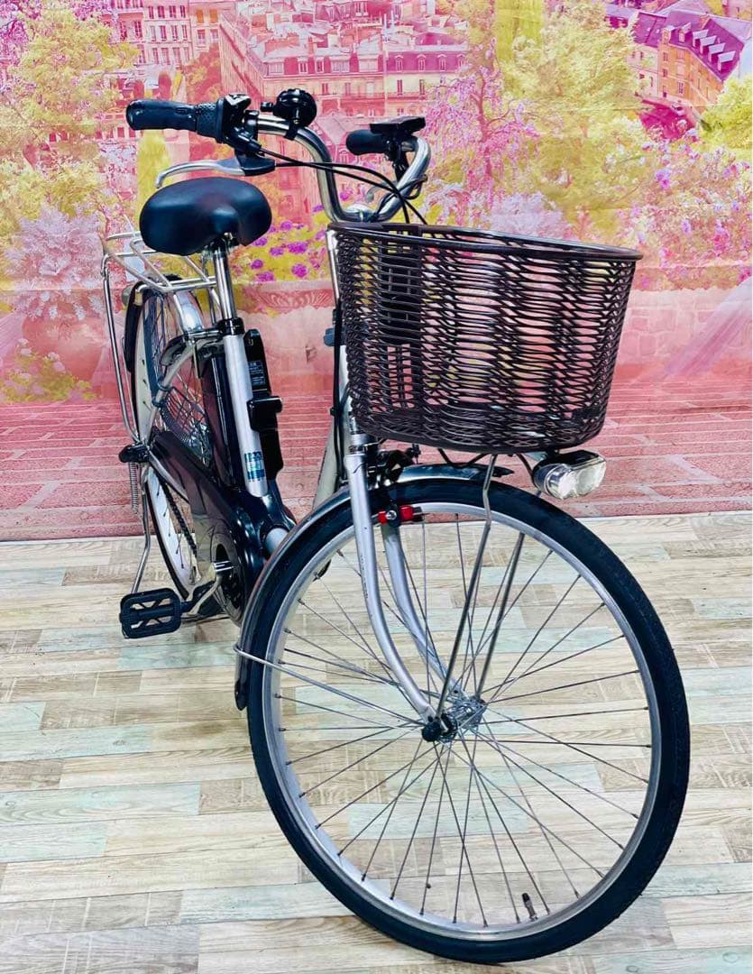 K2898 電動自転車パナソニック ママチャリ 24インチ 8.9Ah 送料無料