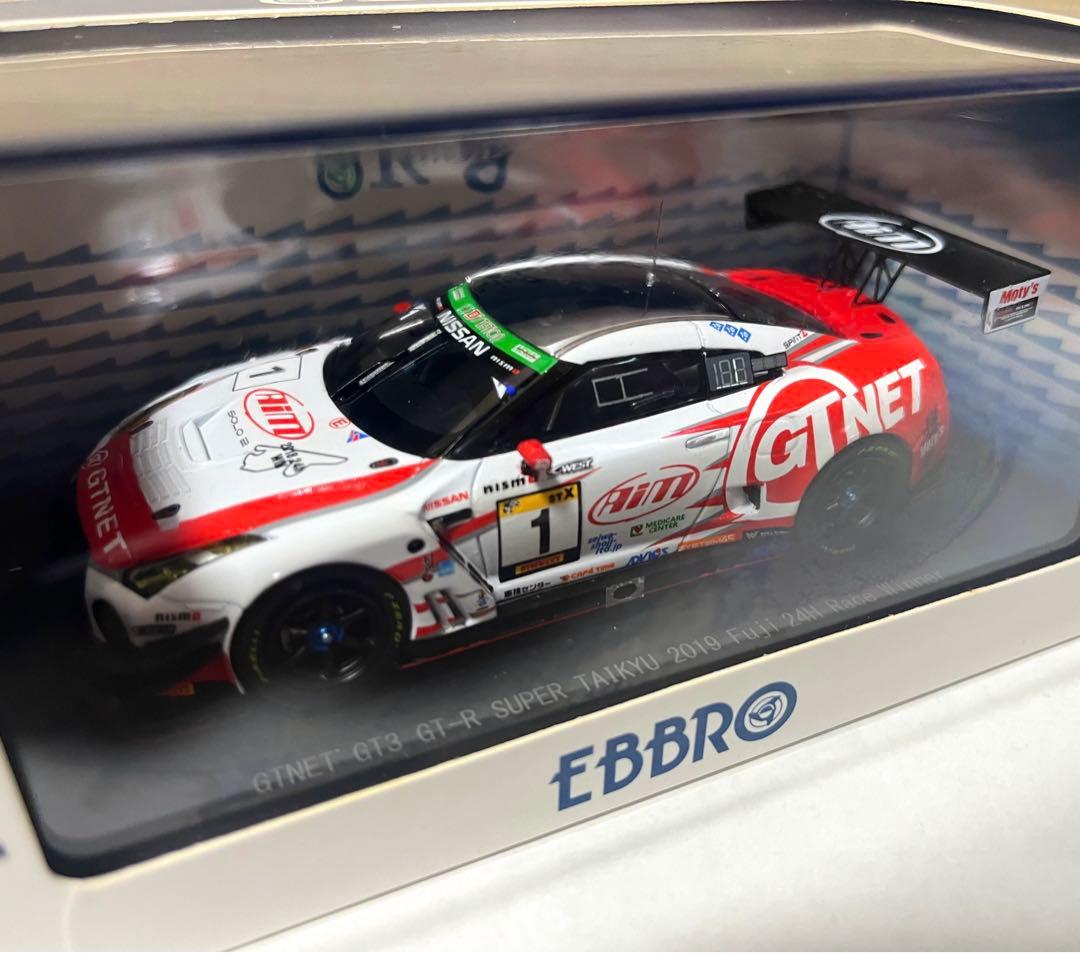 エブロ 1/43 GTNET GT3 GT-R スーパー耐久 富士24H #1