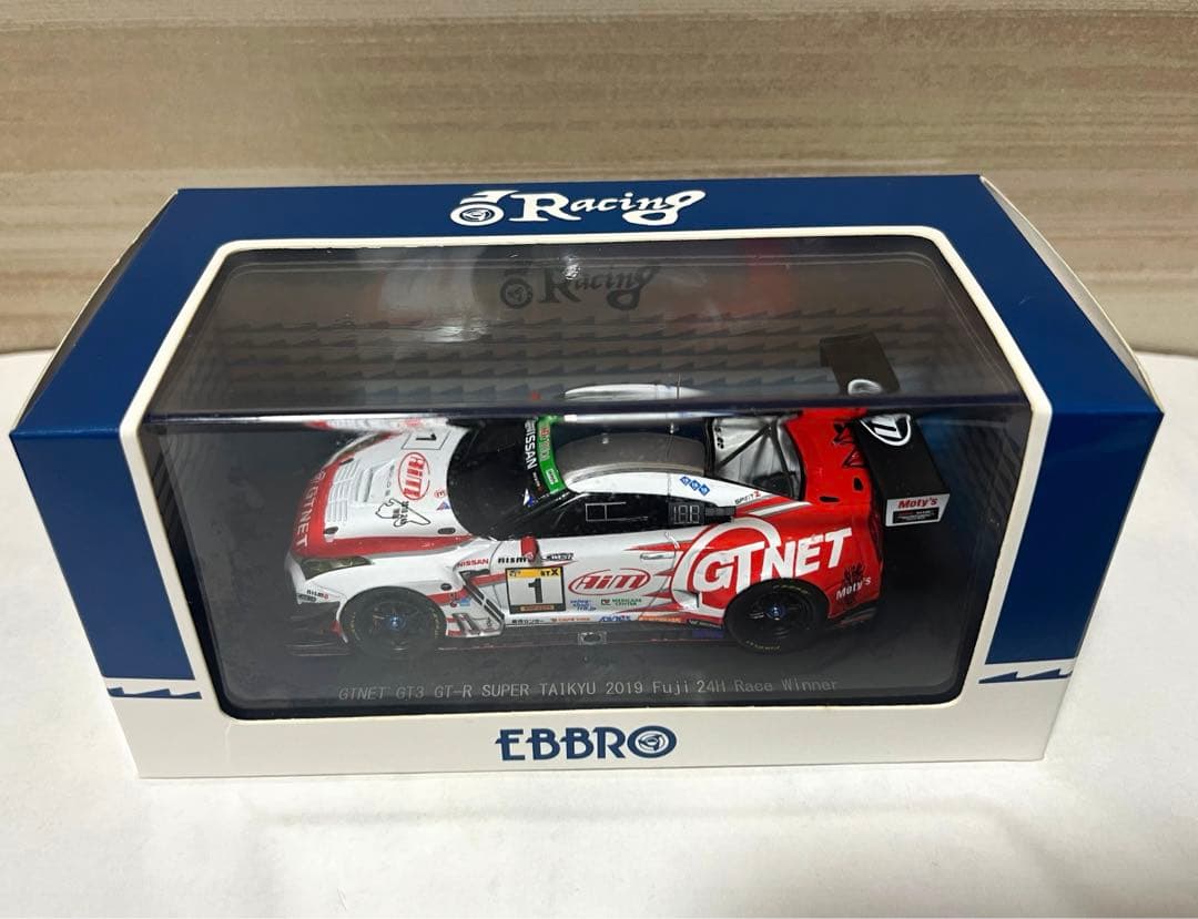 エブロ 1/43 GTNET GT3 GT-R スーパー耐久 富士24H #1