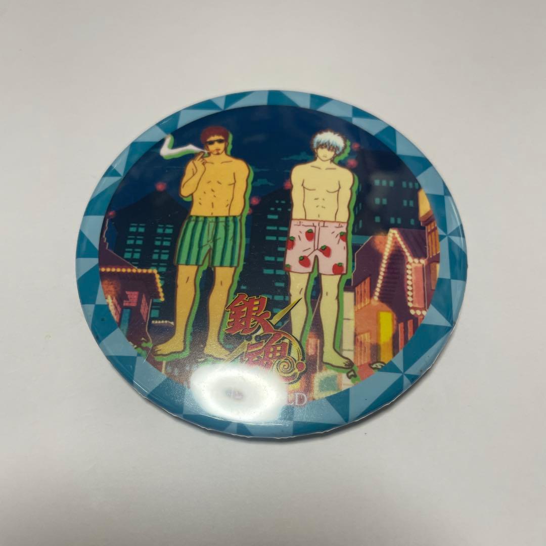 銀魂 缶バッジ J-World 銀時 マダオ 長谷川