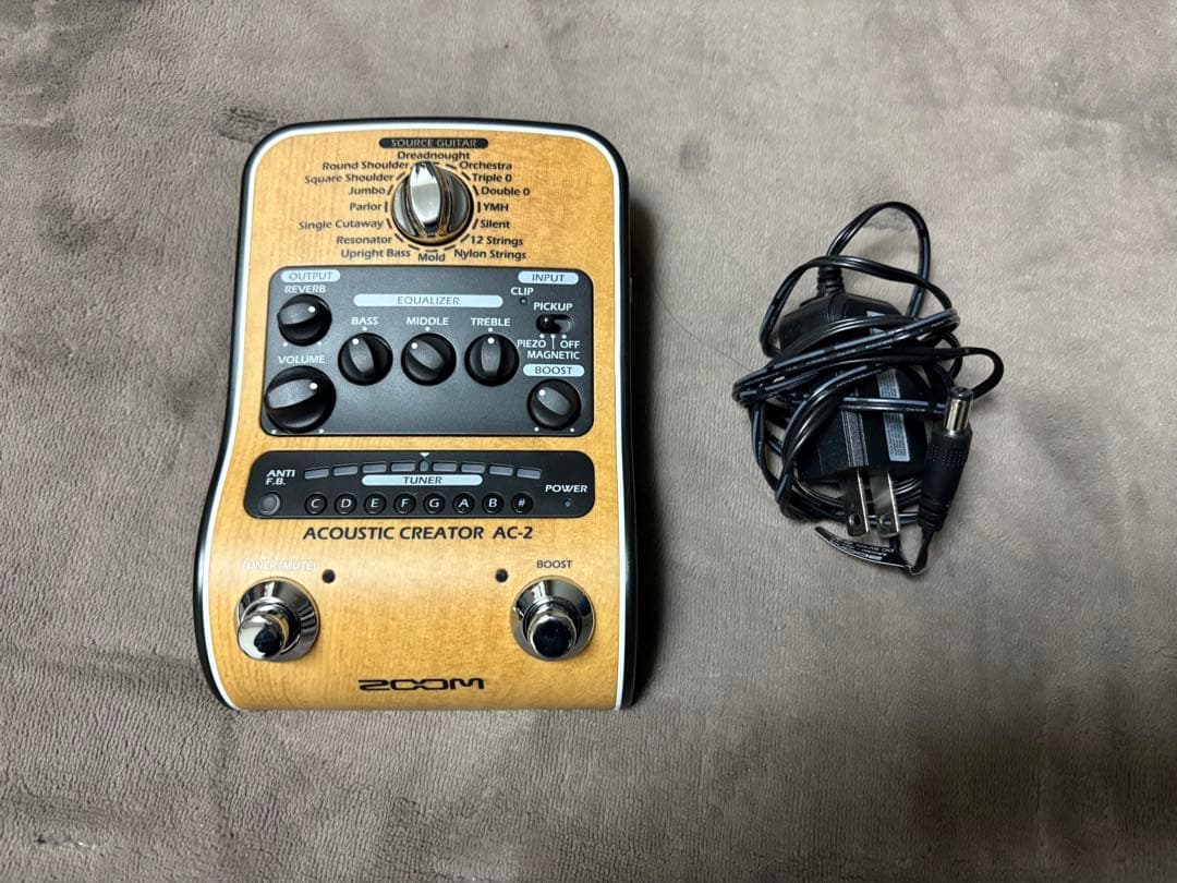 ZOOM AC-2 アコースティックエフェクター