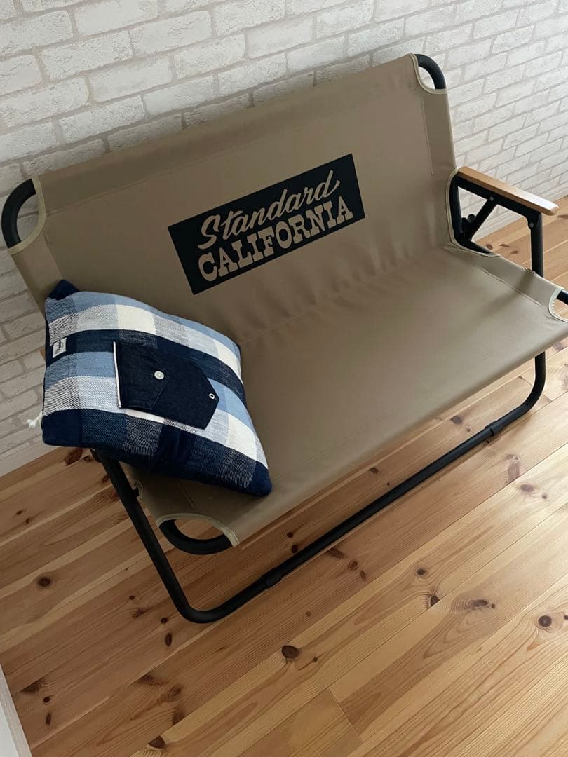 スタカリ フォールディング 2シーター アウトドア ベンチ