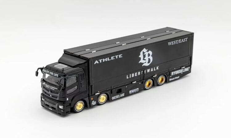 GCD 1/64 三菱 ふそう LB-TRUCKS リバティウォーク 3台セット