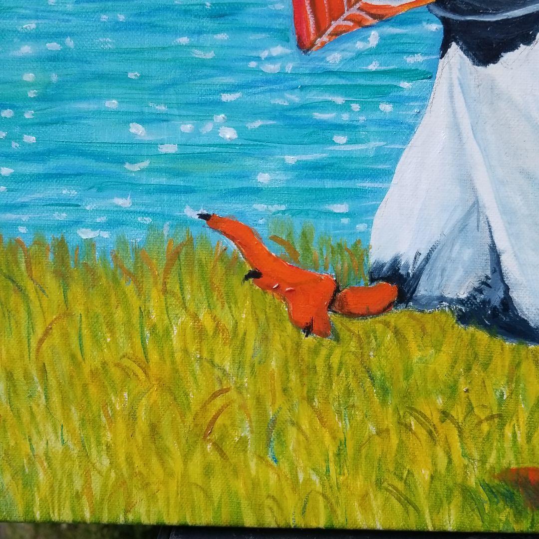 油絵　専用　ペンギンみたいな可愛すぎる鳥パフィン