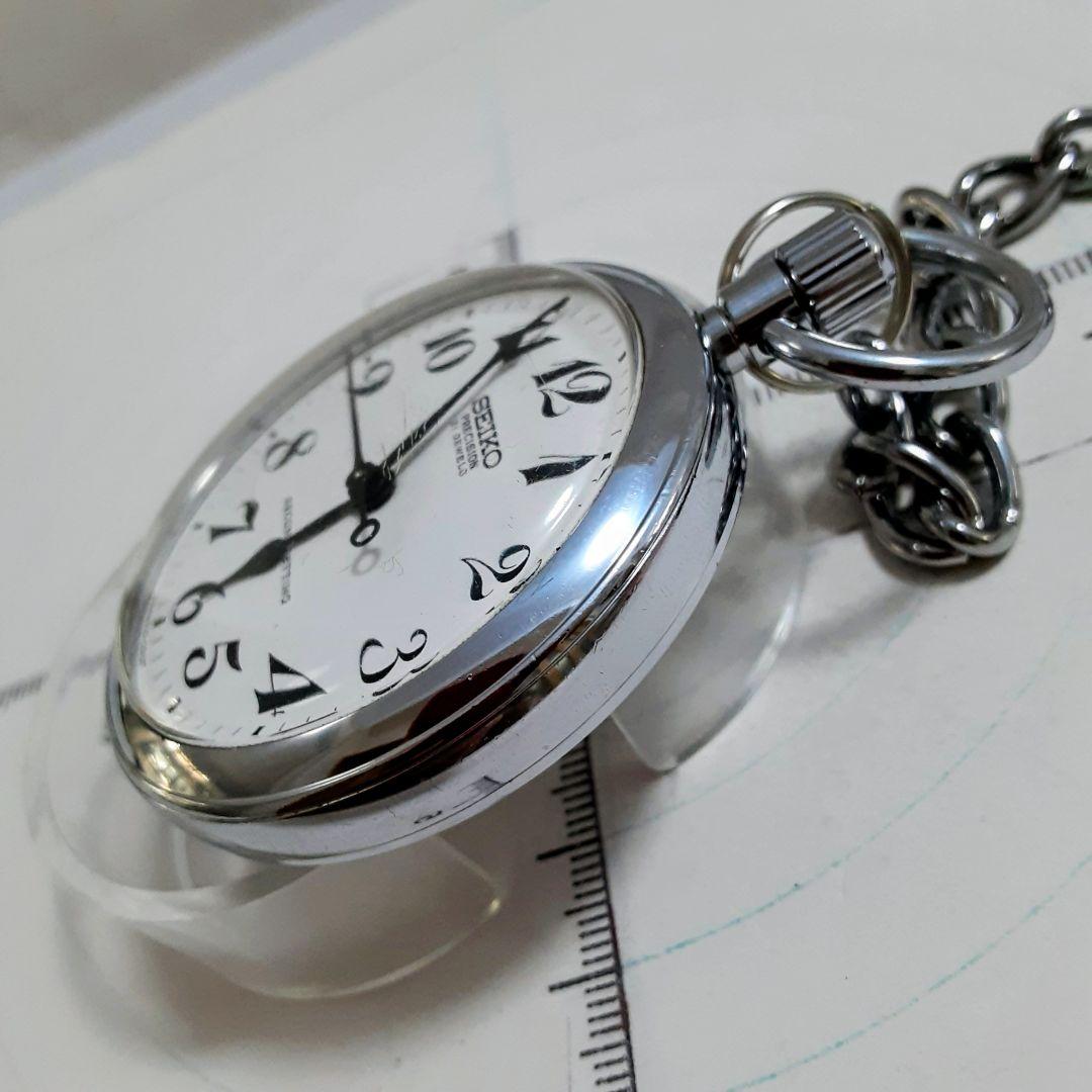 稼動品　SEIKO プレシジョン懐中時計 21石　1974年精工舎諏訪工場製