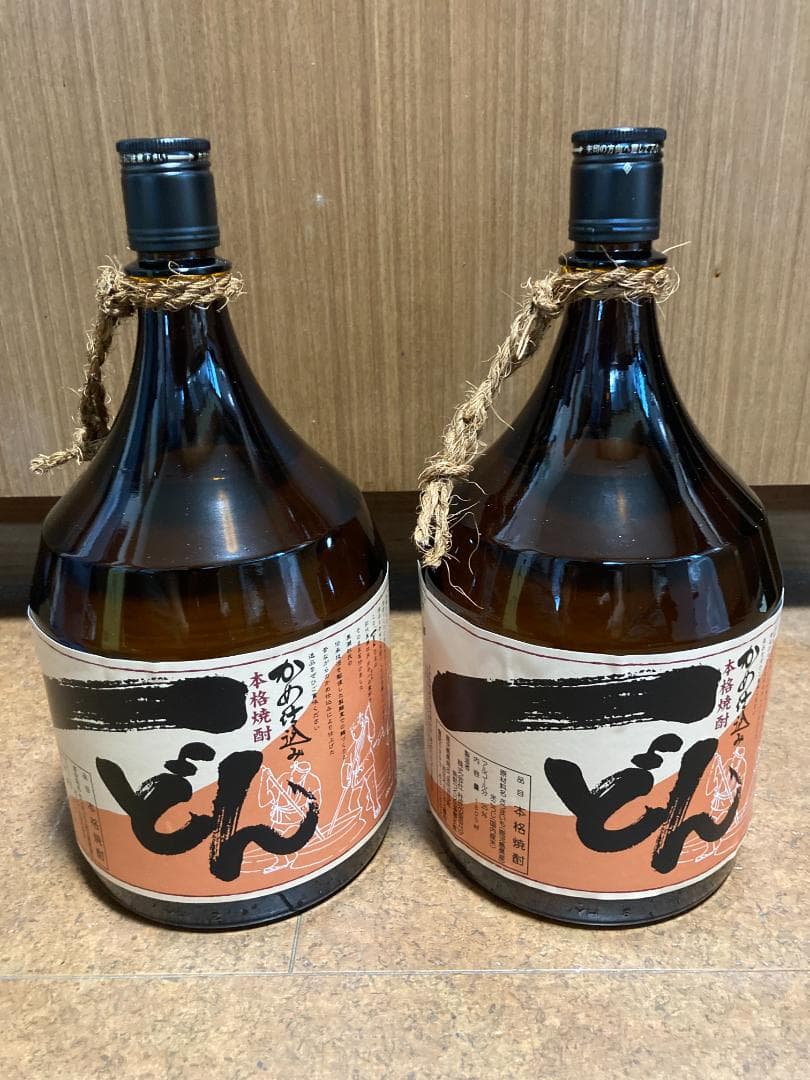 【24時間以内発送・未開封】一どん 焼酎 1800ml 箱入り2本セット