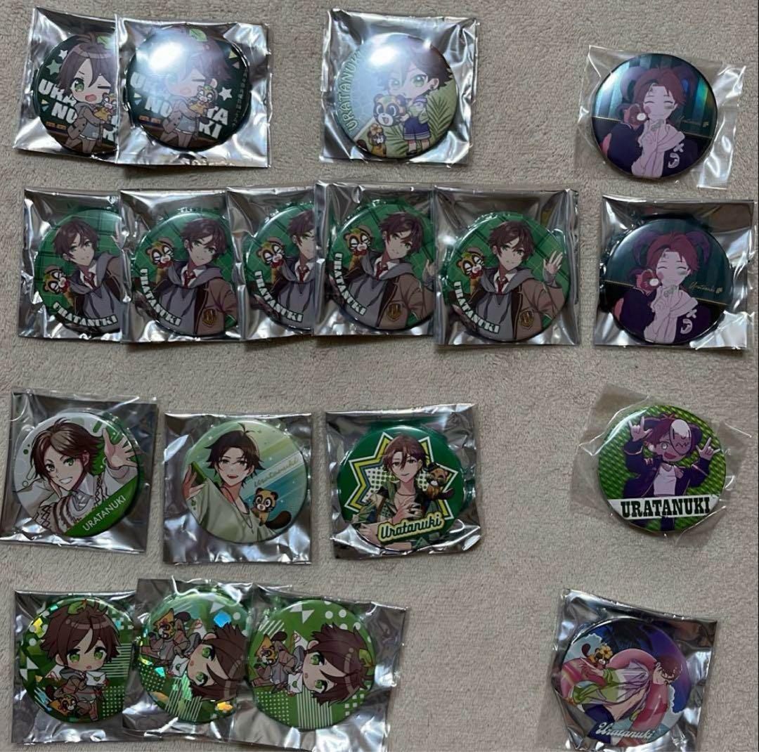 浦島坂田船 うらたぬきさん 缶バッジ・フォトカード・グッズセット