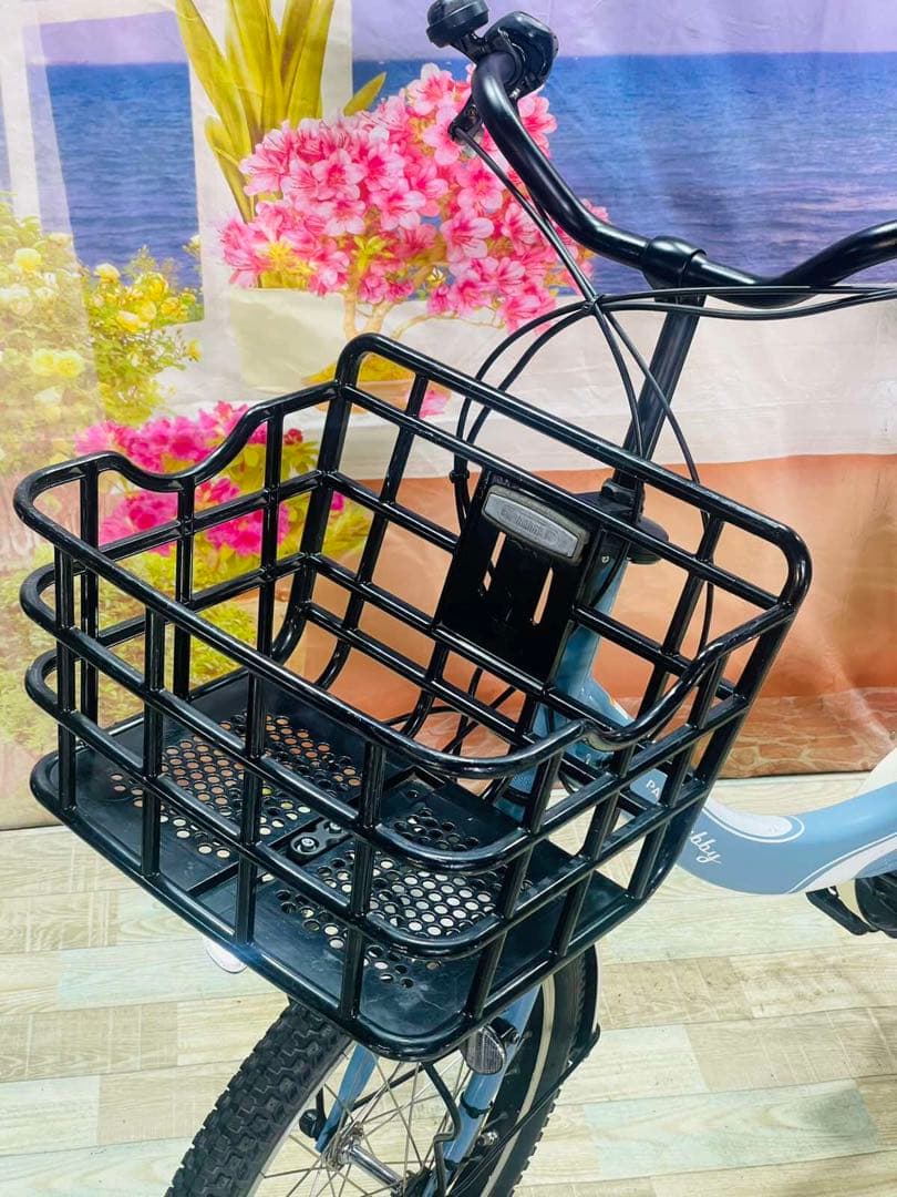 パピムーン　パスバビー12AH⭐️ヤマハ子供乗せ電動自転車Y3279