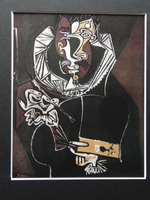 パブロ・ピカソ、Portrait of a Painter、希少な画集より