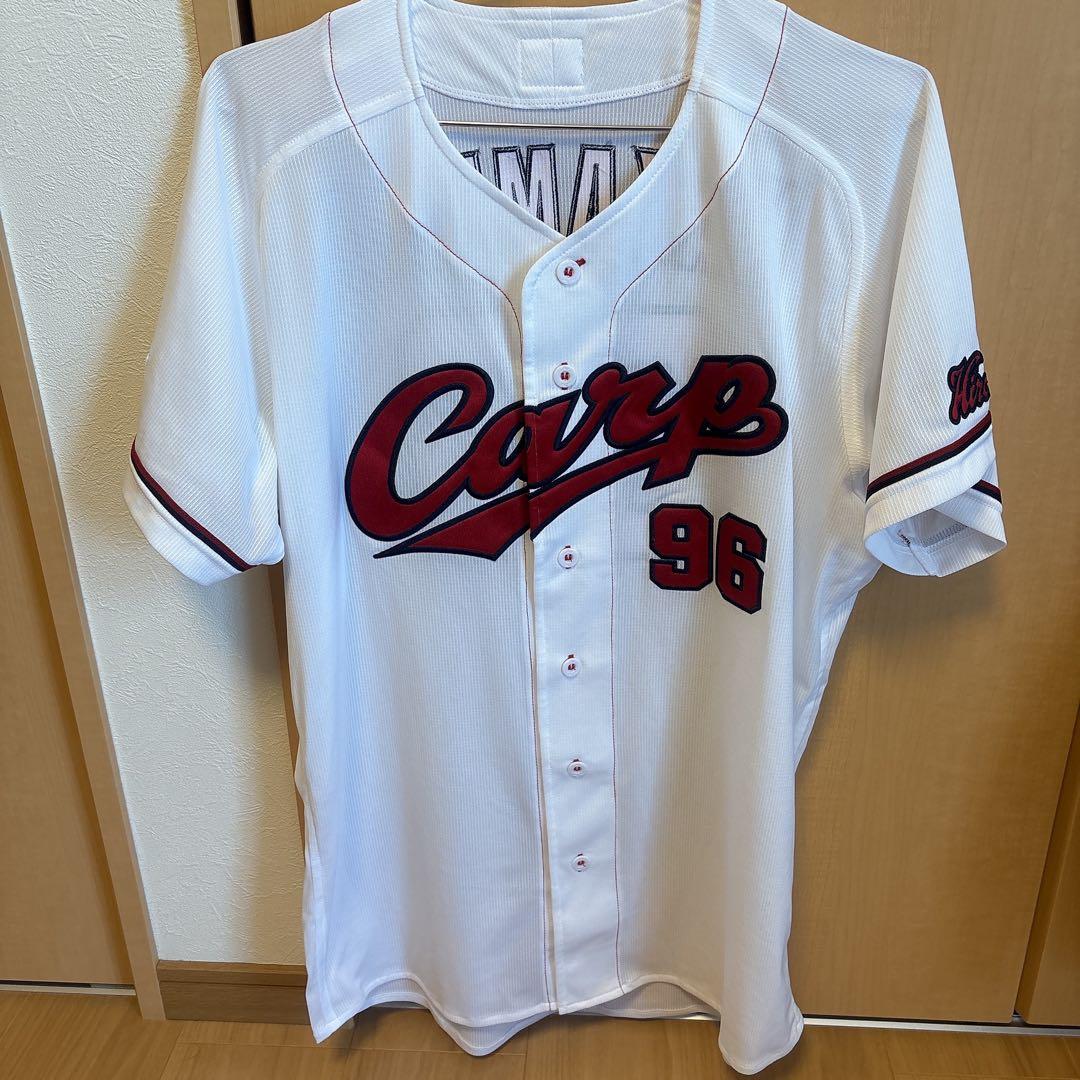 広島東洋カープ　中村奨成　プロコレクションユニフォーム（ホーム）Ｏ（XL）