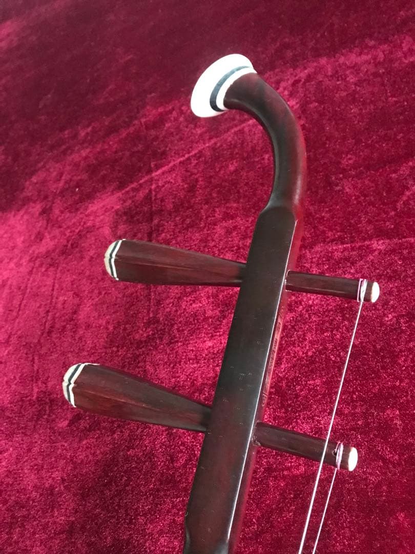 格安・二胡★紫檀精品★錦蛇皮★万菊根二胡製作★十年保証★二胡必需品揃い