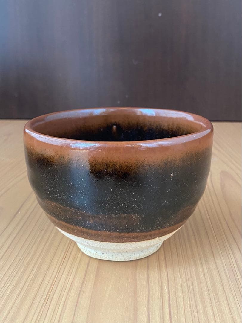 天目大丸茶碗 千峰苑作 共箱付き茶道具 抹茶腕