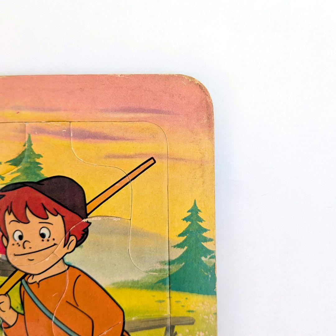 【昭和レトロ】アルプスの少女ハイジ ジグソーパズル 40片 レア