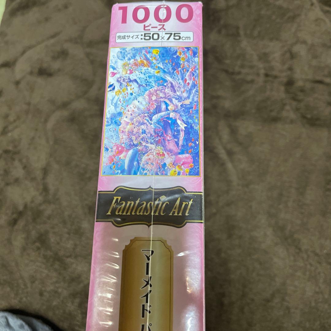 マーメイド パーティファンタジーアート ジグソーパズル 1000ピース　おにねこ