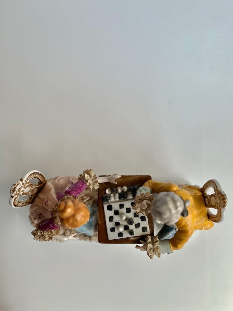 【磁器製アンティーク人形】 昭和から語りかけるセト・ノベルティ　「チェス」