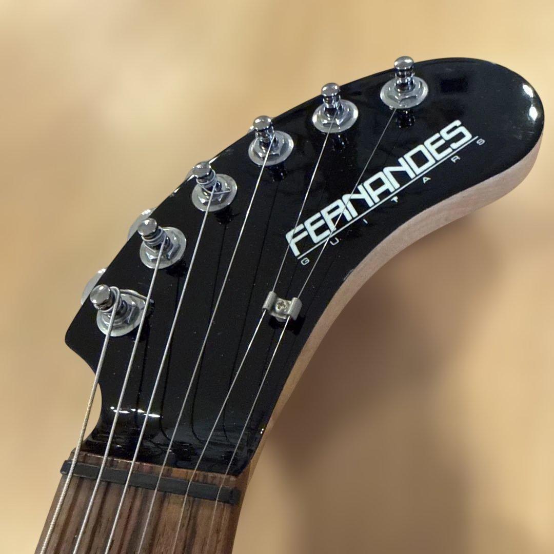 【ケース付】FERNANDES ZO-3 ブラック アンプ内蔵ギター