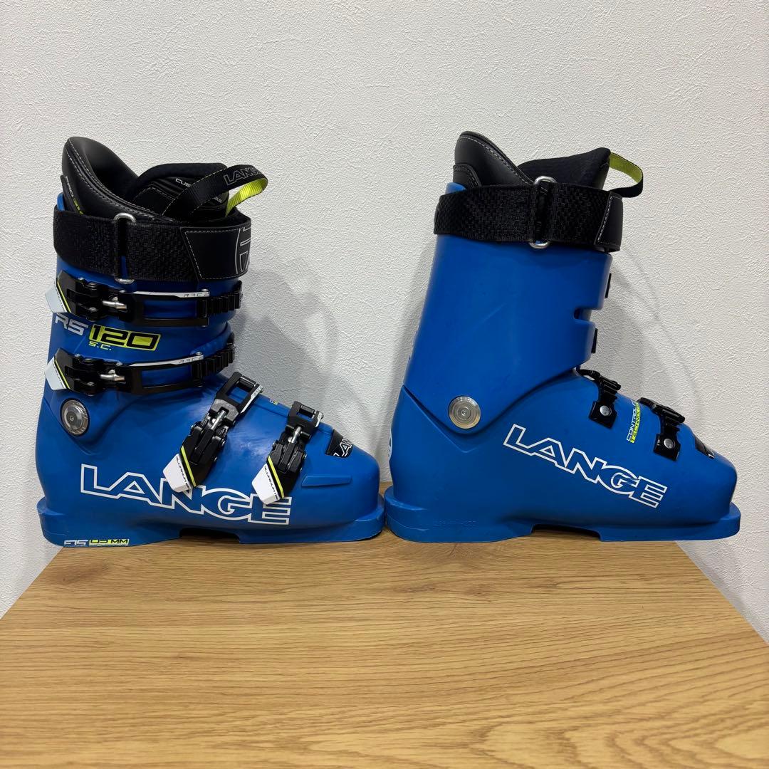 LANGE RS120 スキーブーツ 青 バッグ付き