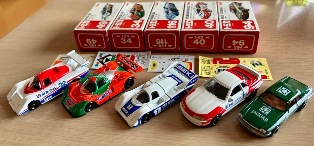 トミカ　レーシングミニカー5台　美品