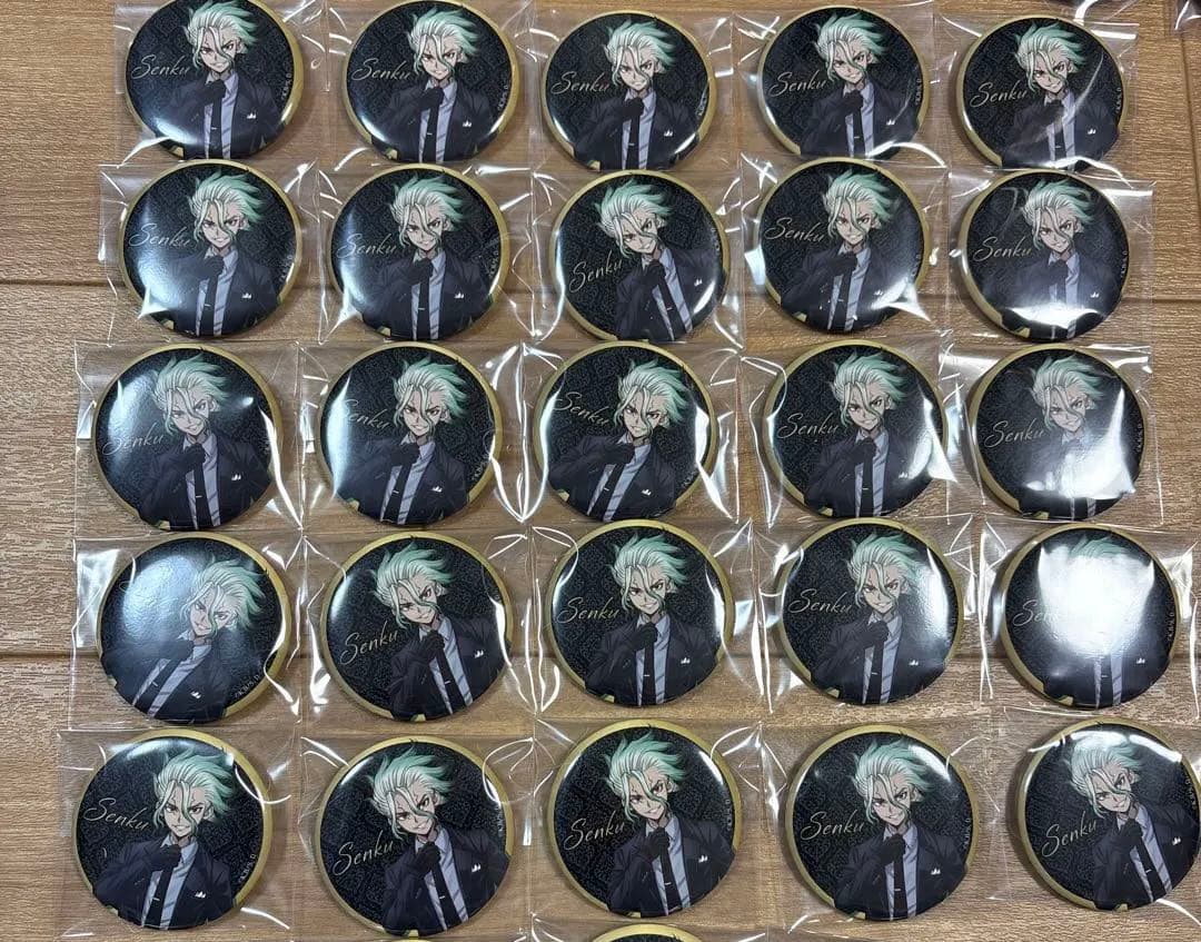 dr.stone theキャラ ブラックスーツ 缶バッジ 29個 石神千空 B