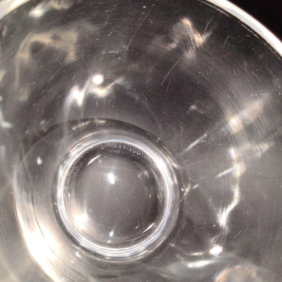 S194-1 ラリック オンフルール 持ち手付カップ 2客セット 高さ6㎝ V