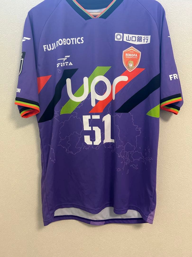 レノファ山口　エヴァユニサッカーシャツ 51 NORIOYOSHI